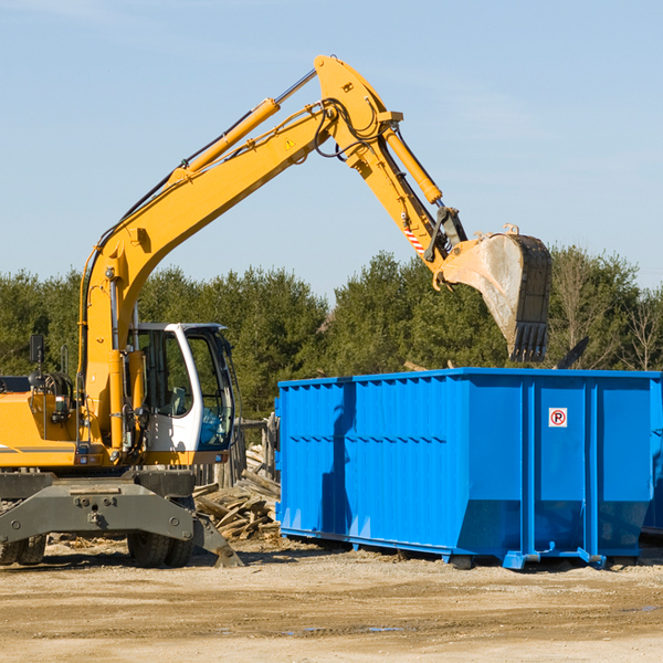 are there any restrictions on where a residential dumpster can be placed in Ophelia Virginia